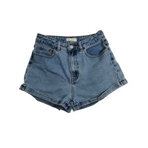 John Galt Denim Shorts High‎ Waist Women's Size 26 Blue Jean Cuffed